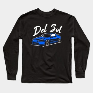 JDM Blue Del Sol Legend Vintage Style Long Sleeve T-Shirt